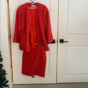 Vintage 2 piece skirt suit Made in Canada